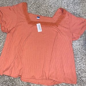 NWT Old Navy Square Neck Swing Top size L